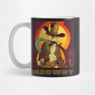 Meowdy funny cat Mug